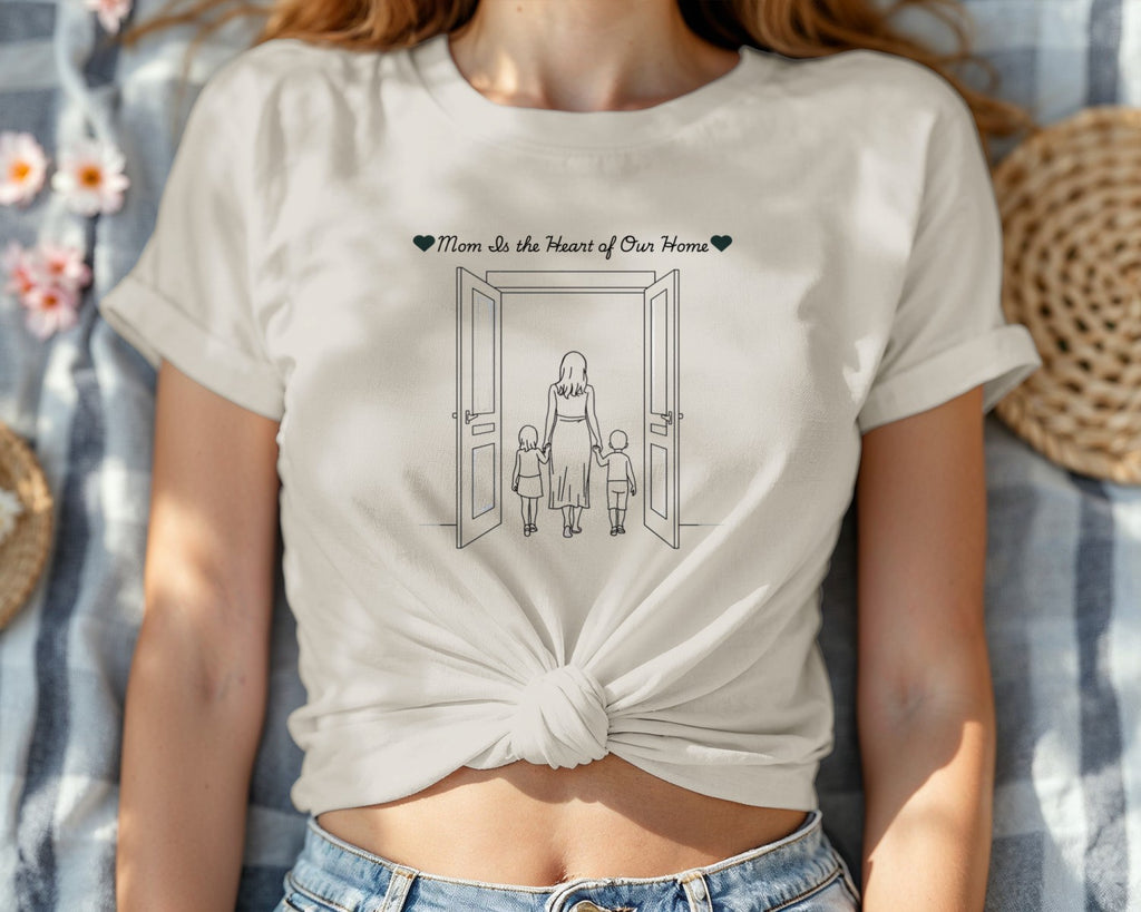 Personalized Mom Shirt, Custom Gift for Mom, Minimalist Name Tee, Mother's Day T-Shirt, Unique Gift for Her, Mama Apparel