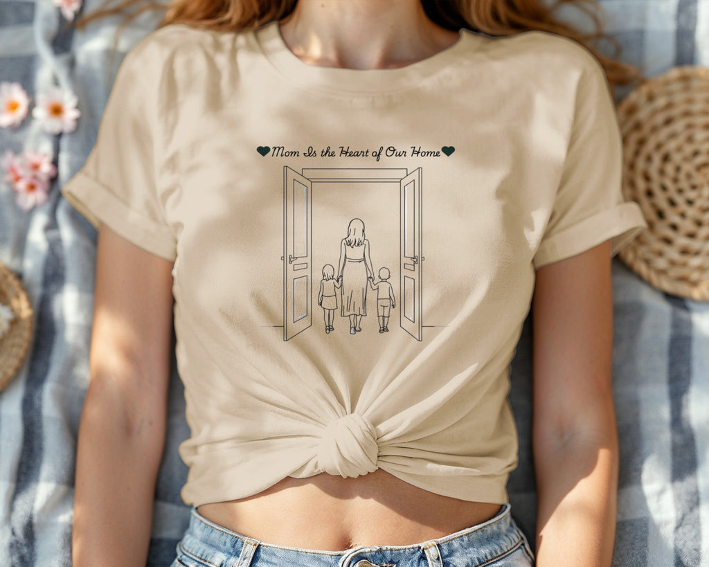 Personalized Mom Shirt, Custom Gift for Mom, Minimalist Name Tee, Mother's Day T-Shirt, Unique Gift for Her, Mama Apparel