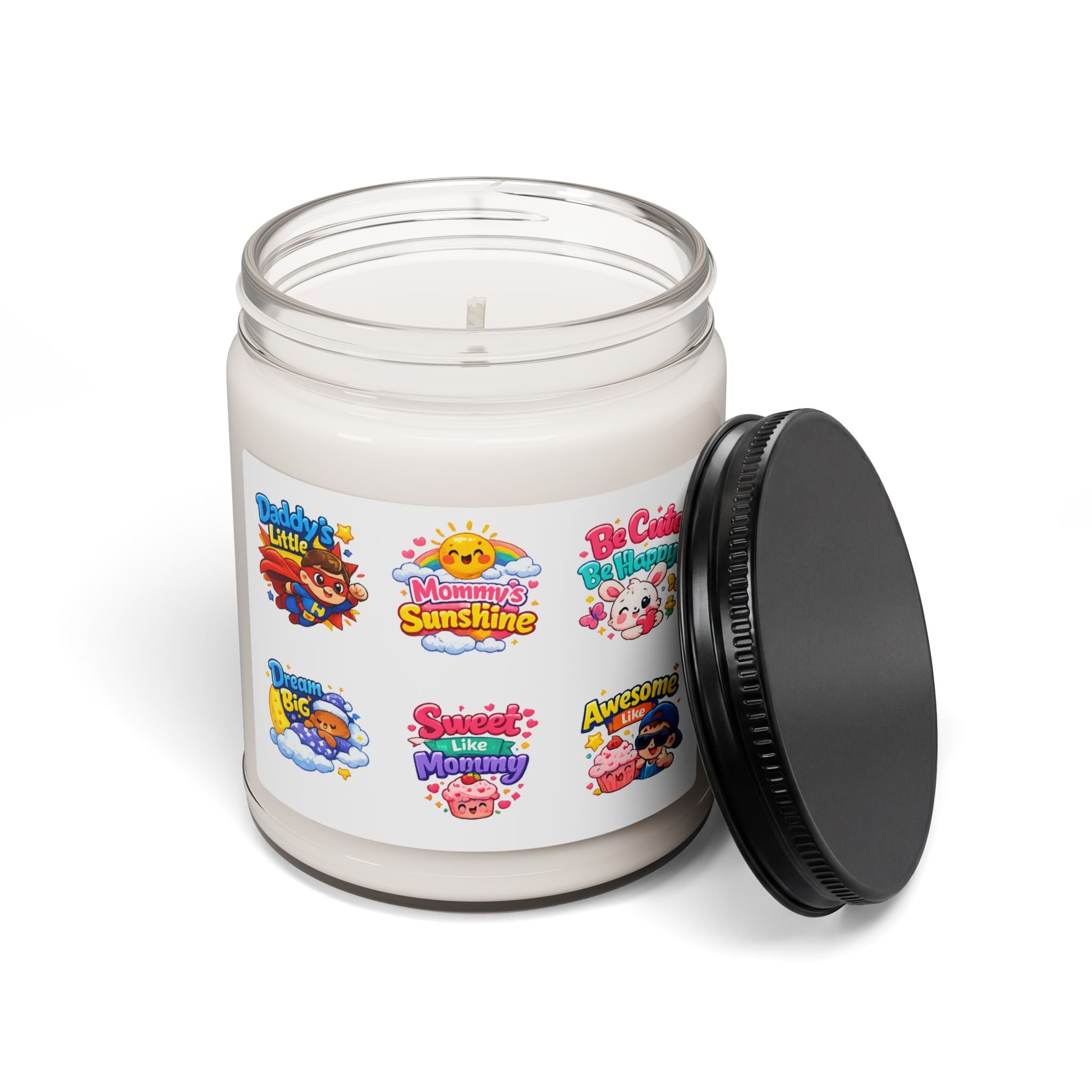 Mommy’s Sunshine Scented Soy Candle — 9oz Cute Baby-Themed Labels