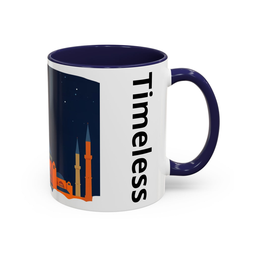 Timeless Istanbul Accent Coffee Mug - Crescent Night Skyline (11/15oz)