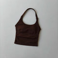 Halter Yoga Vest, Shockproof Running Sports, High-Strength Sports Underwear, Fitness, Pilates Suspender, Beautiful Back, Autumn