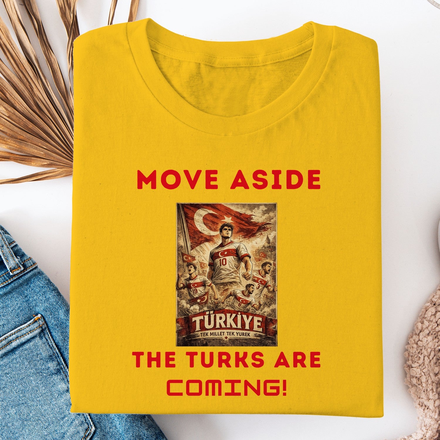 Turkey Soccer Shirt, Move Aside The Turks Are Coming Tee, Turkish Football Fan Shirt, Vintage Türkiye Supporter T-Shirt, World Cup Turkey Tee