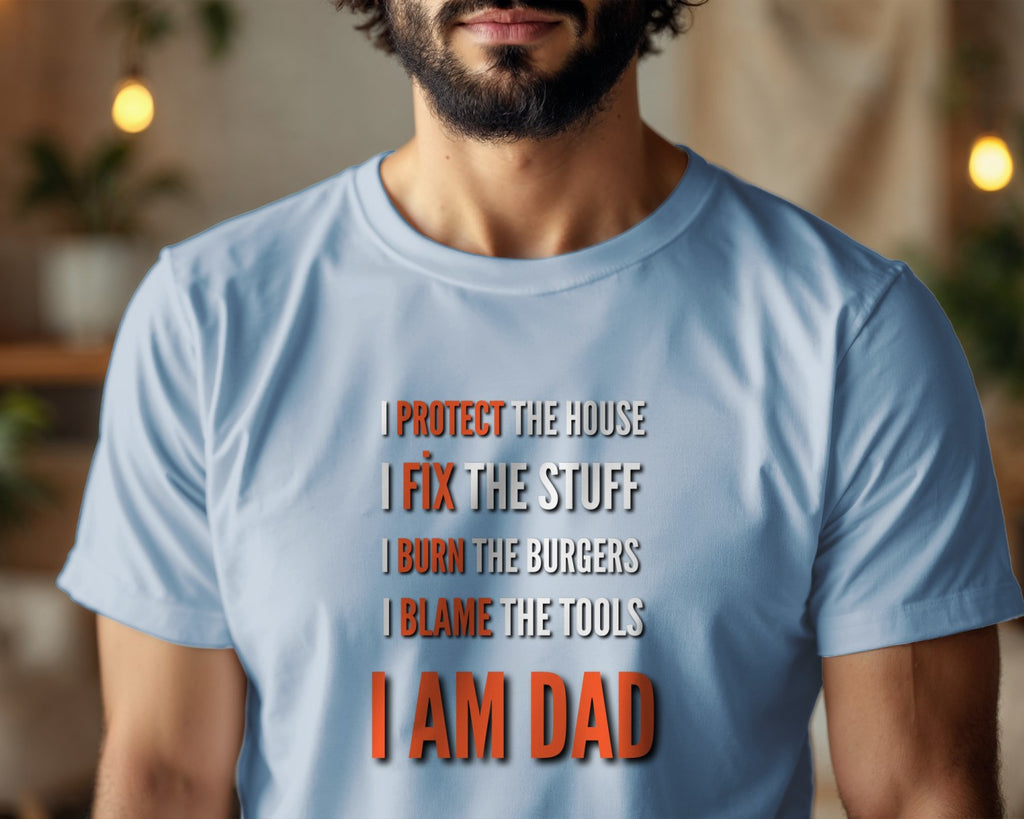 Funny Dad Shirt, I Protect The House Tee, Dad Joke Shirt, Father’s Day Gift for Dad, BBQ Dad Shirt, Funny Father T-Shirt