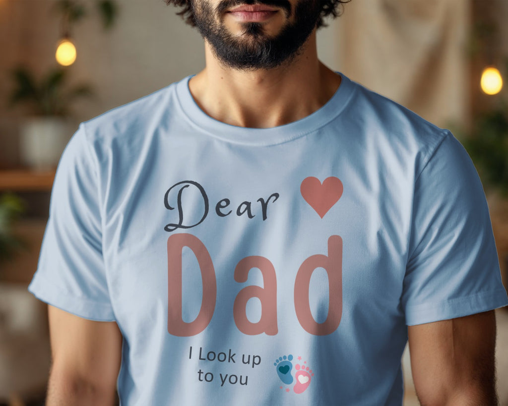 Dad And Mom Matching T-Shirts, Cute Family Gift Tee, Softstyle Design Idea, Perfect Present For New Parents, Unique Shirt