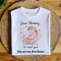 Trendy New Mom Tee, Perfect Gift For Expecting Mothers, Soft Cotton Shirt, Celebrate First Mother's Day With Heartfelt Design