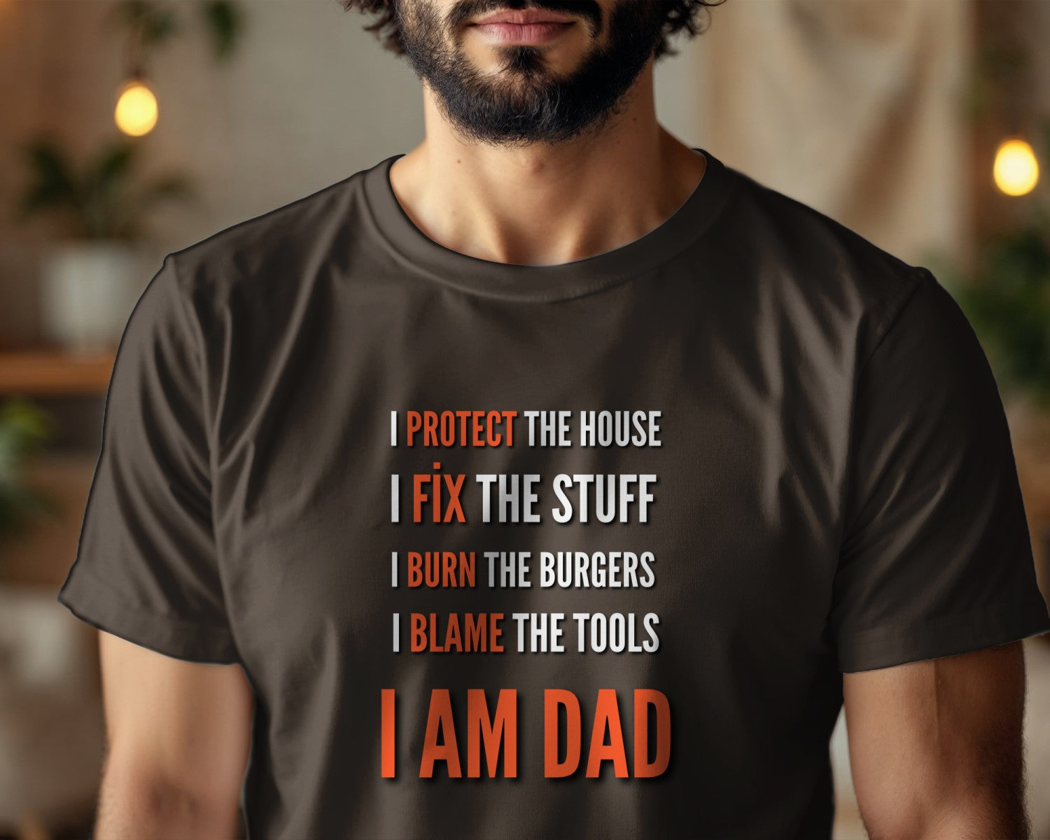 Funny Dad Shirt, I Protect The House Tee, Dad Joke Shirt, Father’s Day Gift for Dad, BBQ Dad Shirt, Funny Father T-Shirt