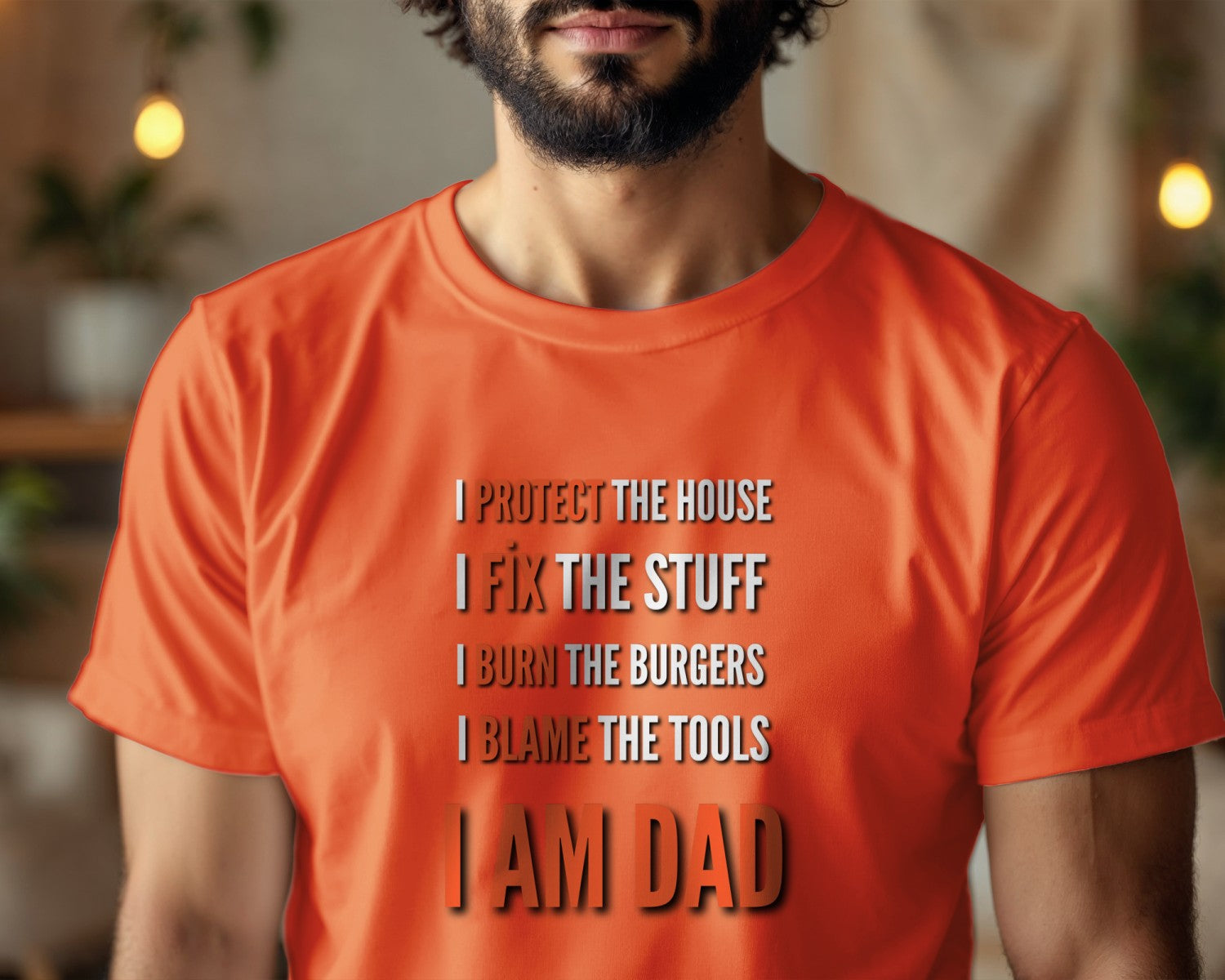 Funny Dad Shirt, I Protect The House Tee, Dad Joke Shirt, Father’s Day Gift for Dad, BBQ Dad Shirt, Funny Father T-Shirt