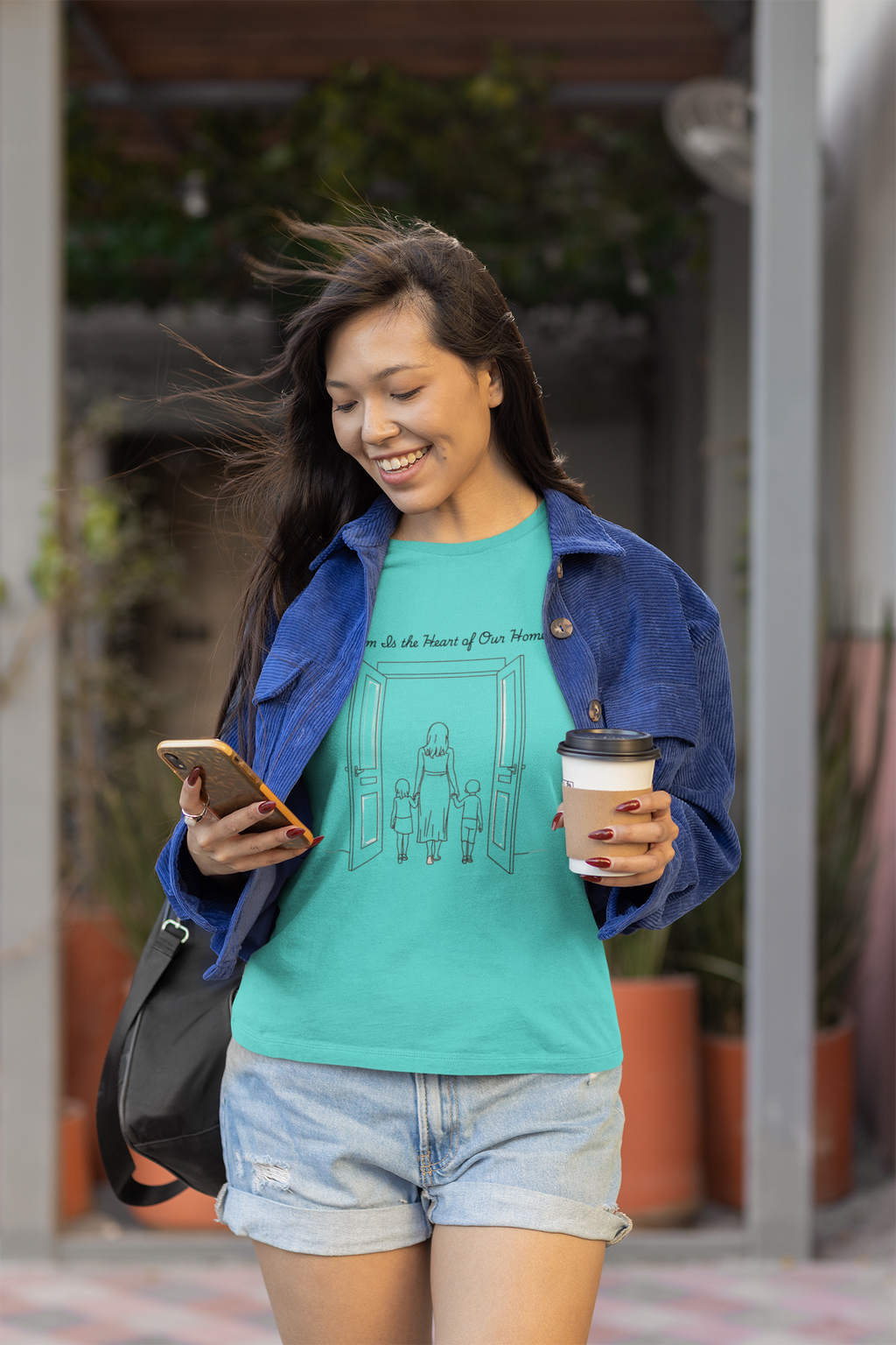 Personalized Mom Shirt, Custom Gift for Mom, Minimalist Name Tee, Mother's Day T-Shirt, Unique Gift for Her, Mama Apparel