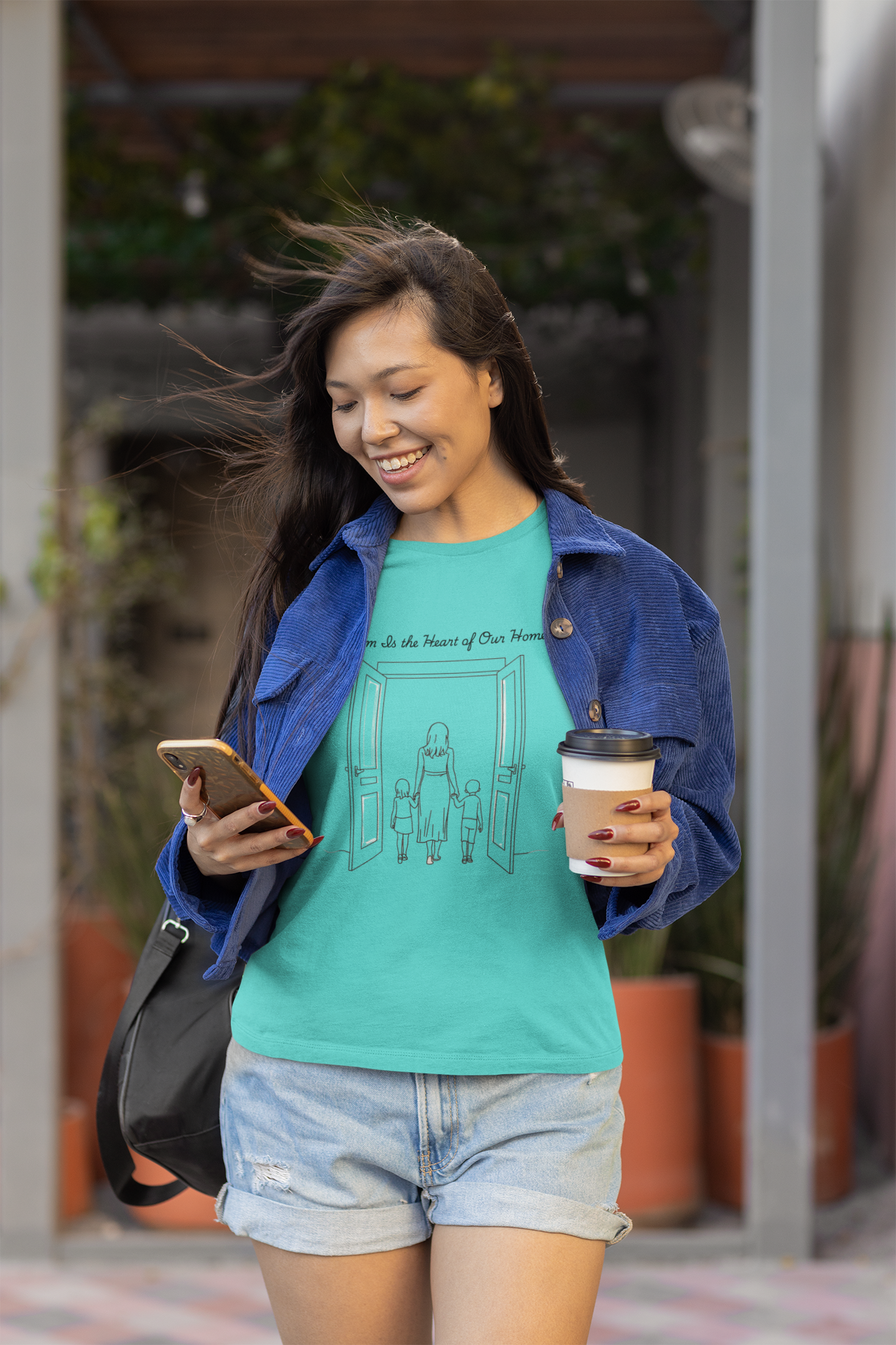 Personalized Mom Shirt, Custom Gift for Mom, Minimalist Name Tee, Mother's Day T-Shirt, Unique Gift for Her, Mama Apparel