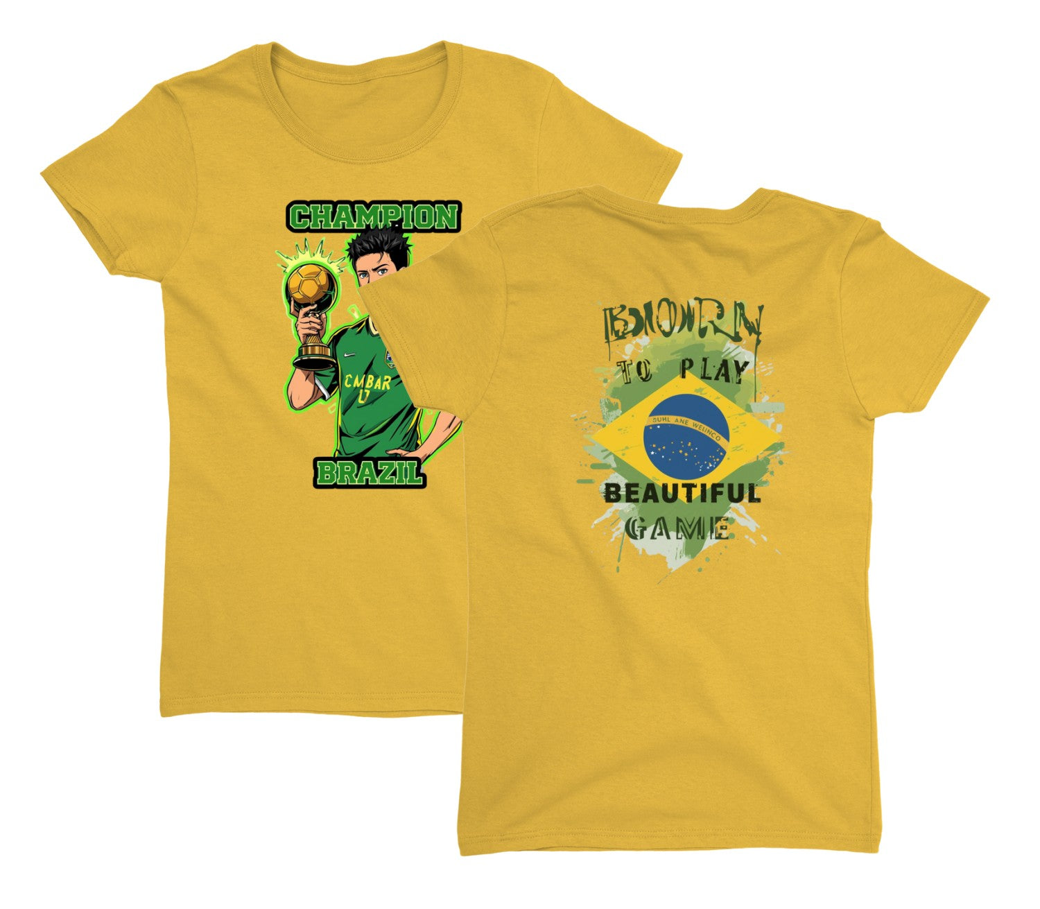 Brazilian Legend Team T-Shirt, Efsane Takim Brezilya Tee, Women’s Casual Shirt, Perfect Print On Demand Gift