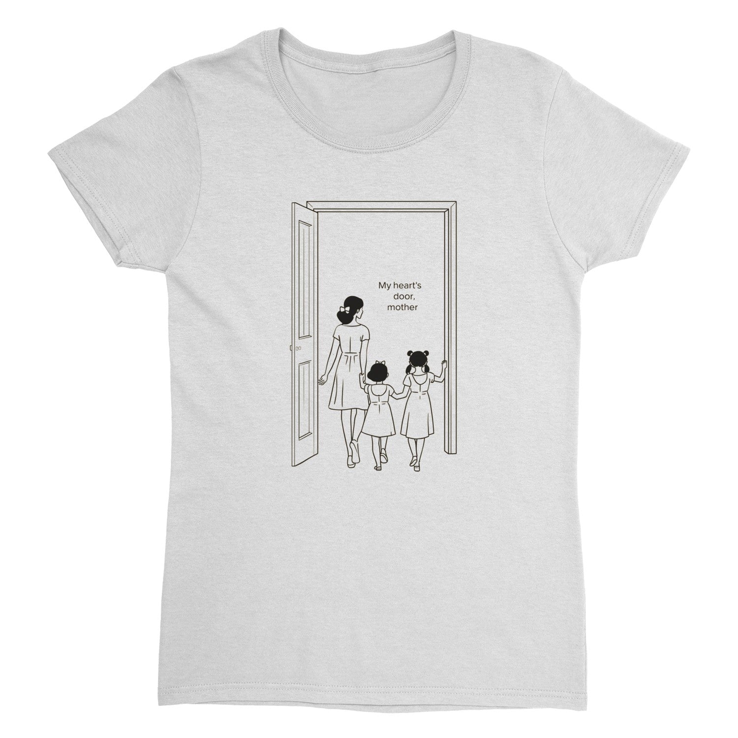 Main product image for Personalized Mom Shirt, Custom Name Gift for Mom, Mother's Day Tee, Minimalist Mama T-Shirt, Gift for Her