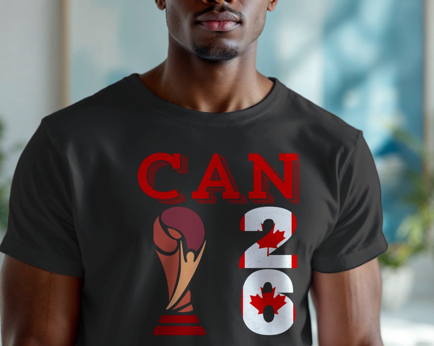 World Cup Graphic T-Shirt, Football Fan Merch, Soccer Tee, Athletic Shirt Gift, Sportswear For Game Day, Custom Printed Casual Top