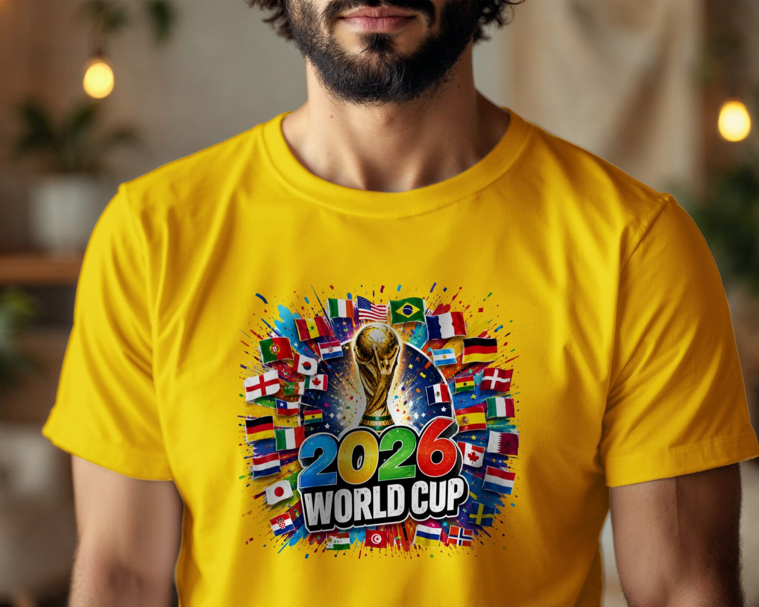 World Cup Shirt, Vintage Soccer Fan Tee, Football Supporter T-Shirt, National Team Fan Shirt, Retro Football Graphic Tee