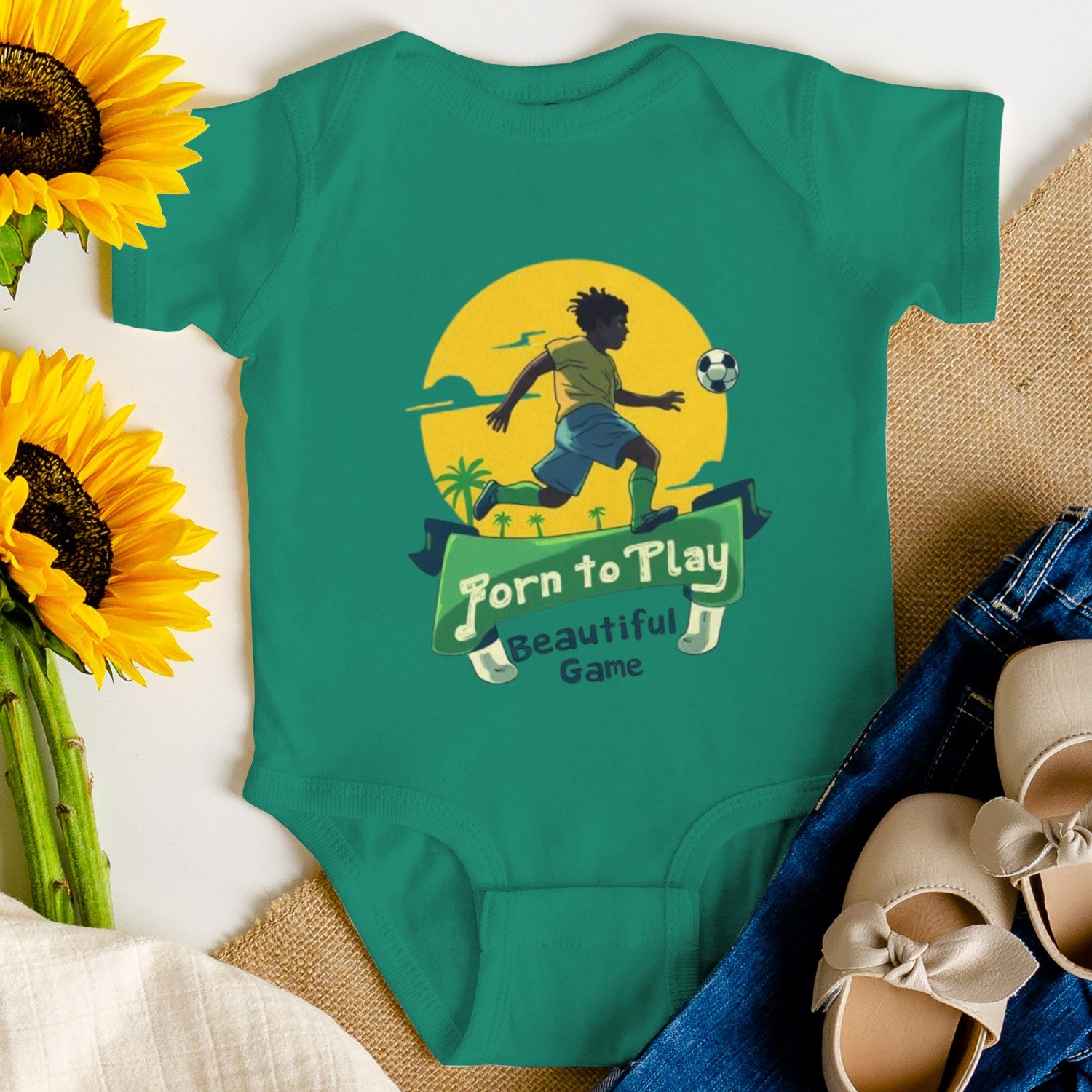 Adorable Baby Football Bodysuit, Infant Football Onesie, Cute Baby Sports Tee, Football Lover Gift, Baby Shower Gift, Football Baby Romper