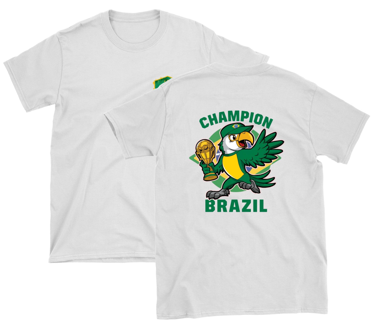 Unique Brazilian Design Shirt, Customizable Tee, Comfortable Print-On-Demand T-Shirt, Perfect Gift For Fashion Lovers