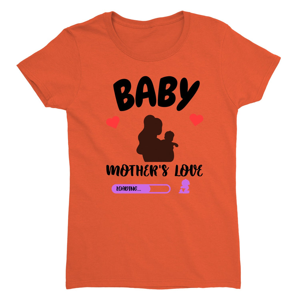 Baby Shower Tee, Women’s Cotton T-Shirt, Personalized Shirt For Moms, Print On Demand, Unique Gift For Expecting Moms
