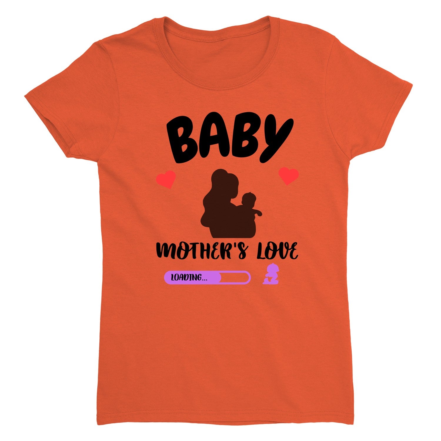 Baby Shower Tee, Women’s Cotton T-Shirt, Personalized Shirt For Moms, Print On Demand, Unique Gift For Expecting Moms