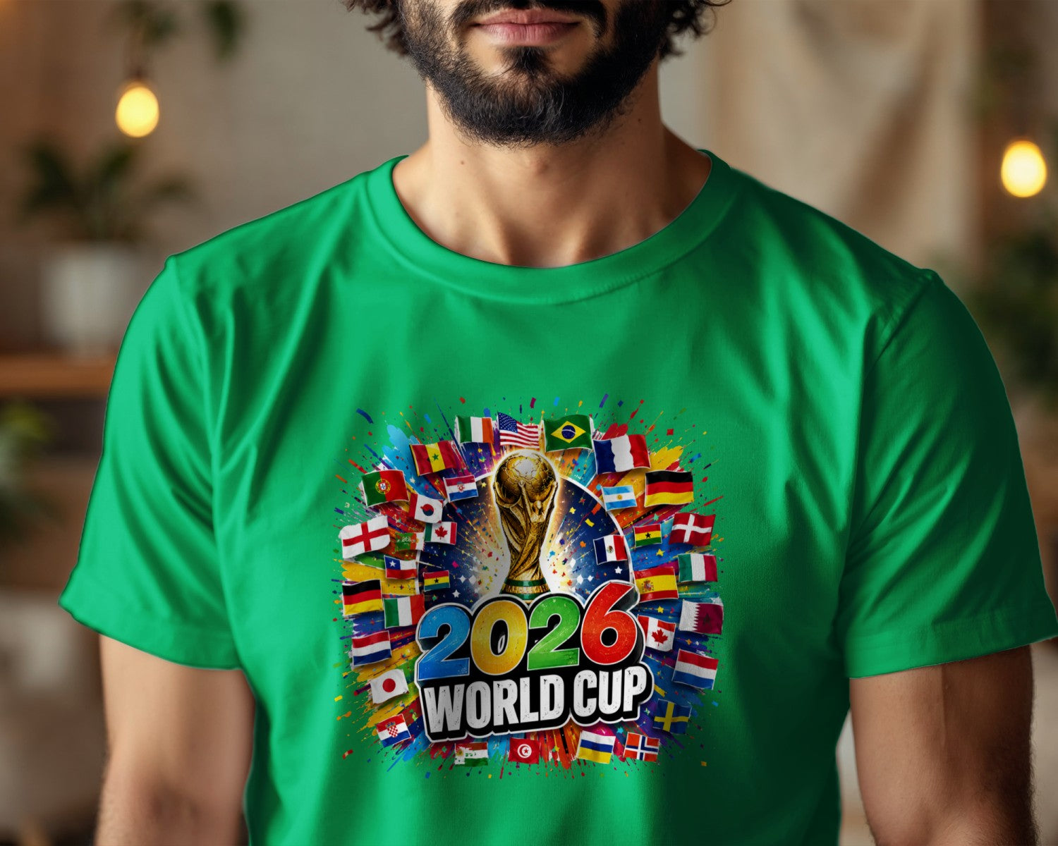 World Cup Shirt, Vintage Soccer Fan Tee, Football Supporter T-Shirt, National Team Fan Shirt, Retro Football Graphic Tee