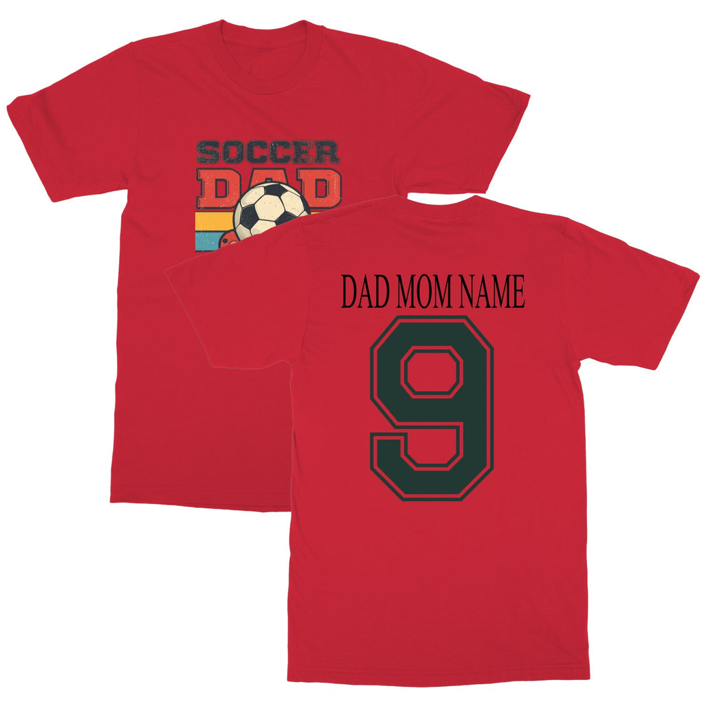 Dad And Mom Word Cup Design, Softstyle Tee, Print On Demand Shirt, Perfect For Parents, Premium Feel T-Shirt, Unique Gift Idea