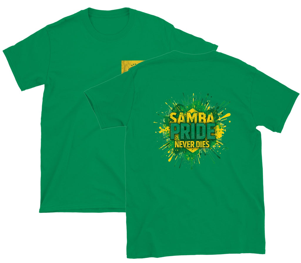Unique Brazilian Design Shirt, Customizable Tee, Comfortable Print-On-Demand T-Shirt, Perfect Gift For Fashion Lovers