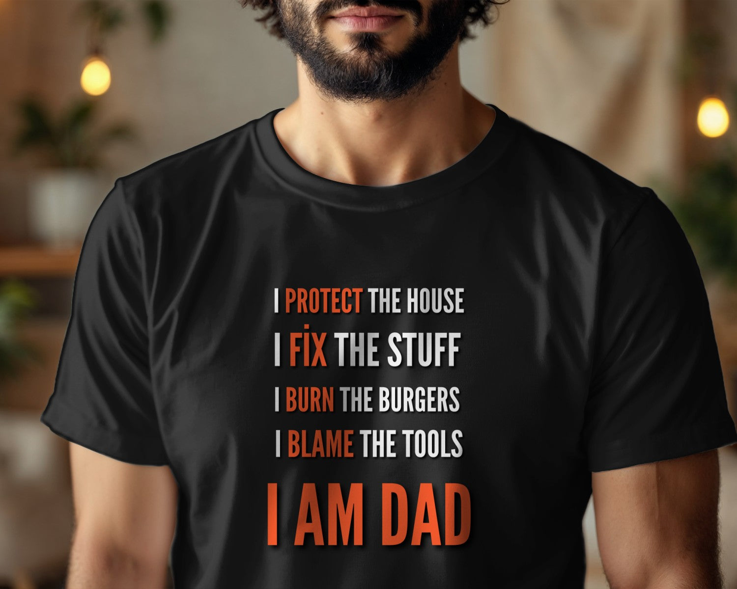 Funny Dad Shirt, I Protect The House Tee, Dad Joke Shirt, Father’s Day Gift for Dad, BBQ Dad Shirt, Funny Father T-Shirt