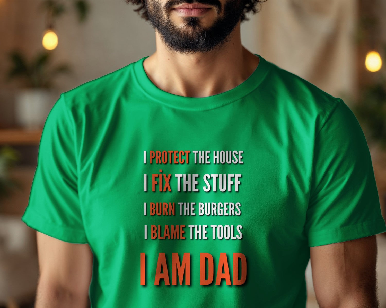 Funny Dad Shirt, I Protect The House Tee, Dad Joke Shirt, Father’s Day Gift for Dad, BBQ Dad Shirt, Funny Father T-Shirt