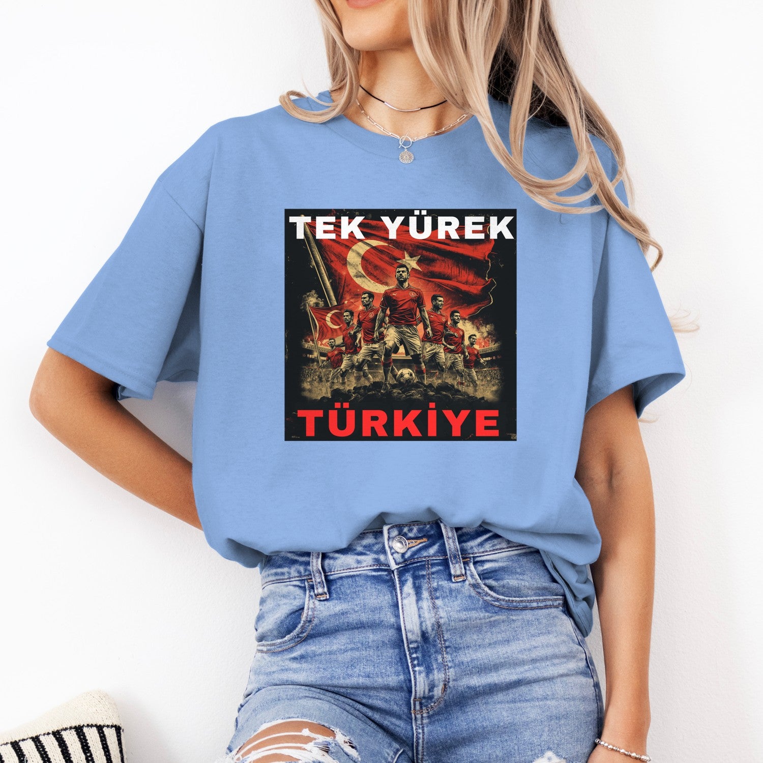 Turkey Soccer Shirt, Turkish Football Fan Tee, Vintage Türkiye Shirt, World Cup Turkey Supporter Gift, Turkish National Team T-Shirt