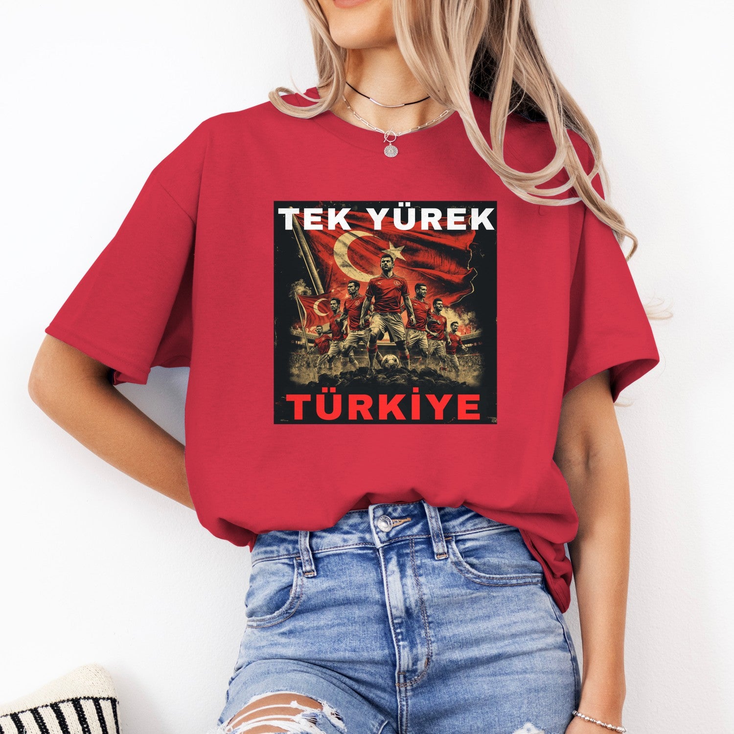 Turkey Soccer Shirt, Turkish Football Fan Tee, Vintage Türkiye Shirt, World Cup Turkey Supporter Gift, Turkish National Team T-Shirt