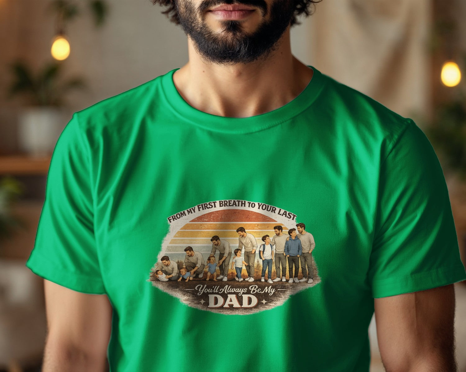 Father Son Shirt, Fathers Day Gift From Son, Emotional Dad Shirt, From My First Breath To Your Last, Matching Dad Son Tee, Dad Gift