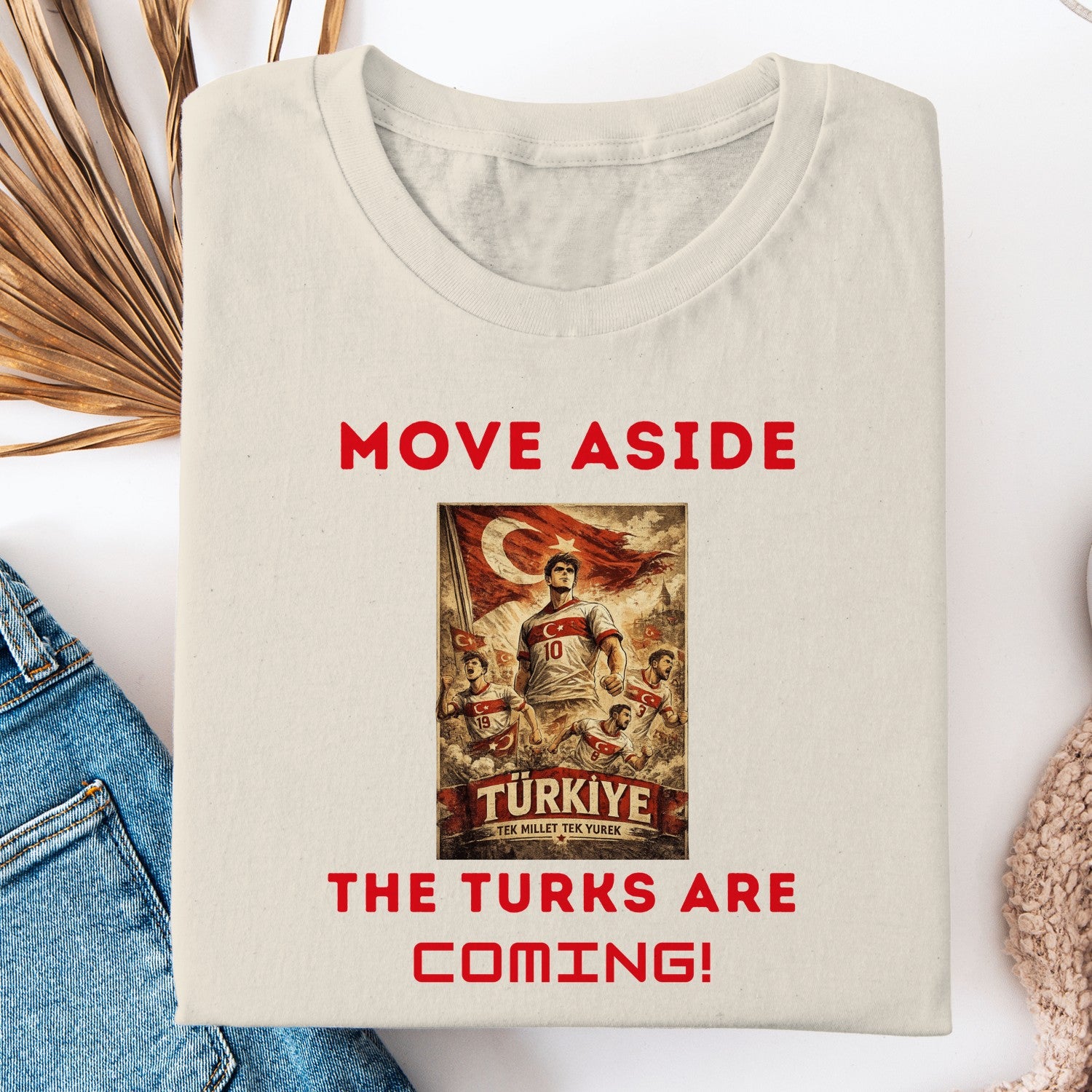 Turkey Soccer Shirt, Move Aside The Turks Are Coming Tee, Turkish Football Fan Shirt, Vintage Türkiye Supporter T-Shirt, World Cup Turkey Tee